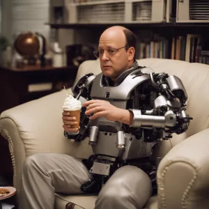 george costanza turning a robot